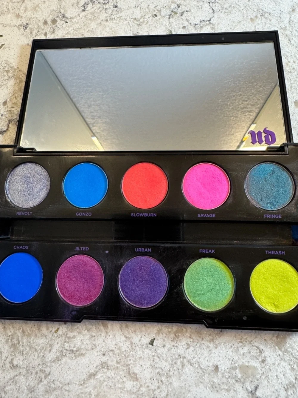 Rare  Urban Decay Electric Pressed Pigment Palette Discountinued Item
